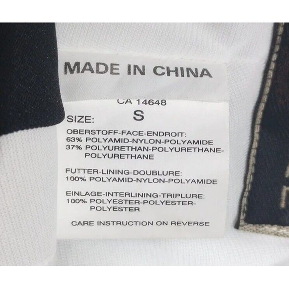 Fire and Ice Womens Sz Small Black Lined Ski Pants RN54198 Zip Pocket Nylon Snow - Picture 6 of 14